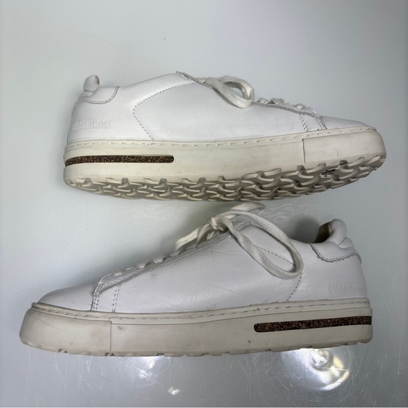 Birkenstock Bend White Leather Lace Up Sneaker White Size 36 - Picture 5 of 13